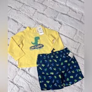 First impressions infant boys rash guard swim trunks set new size 24 months
